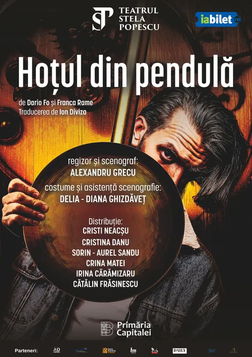 Hoțul din pendulă - comedie de Dario Fo