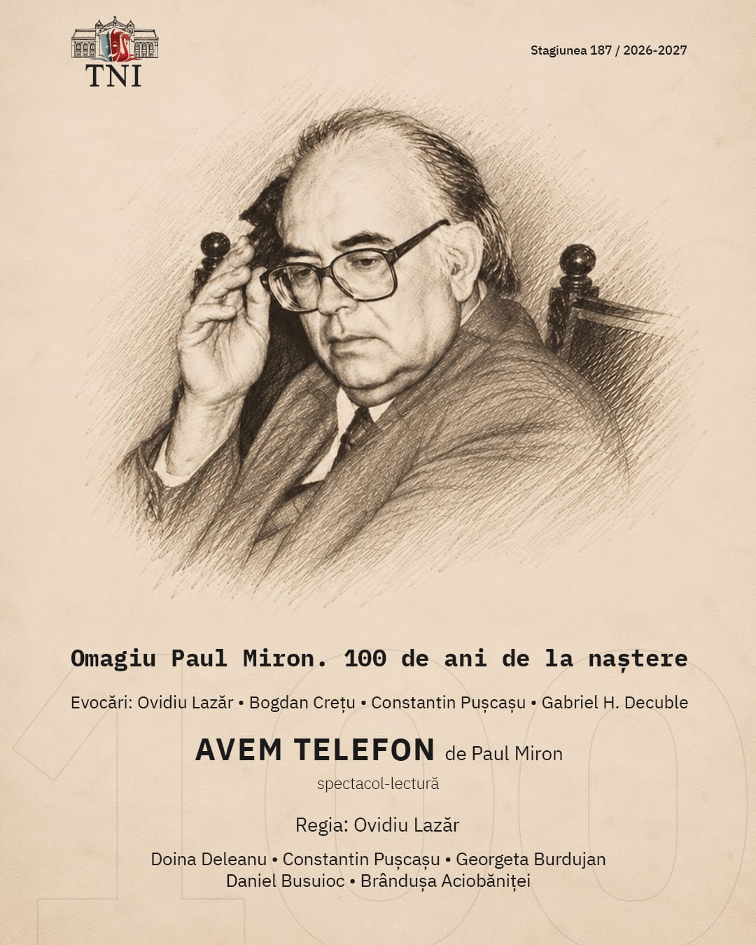 Omagiu Paul Miron. 100 de ani de la naștere